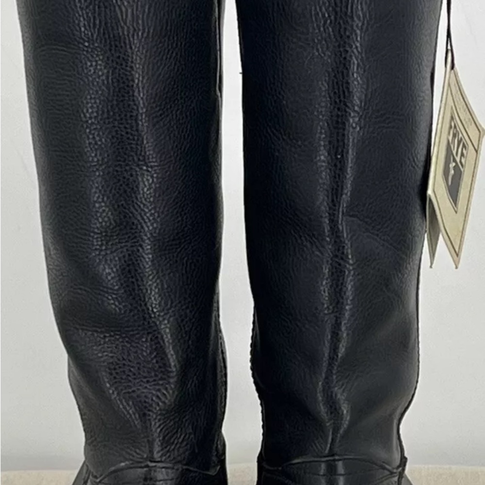 Frye Black Leather Tall Boots
